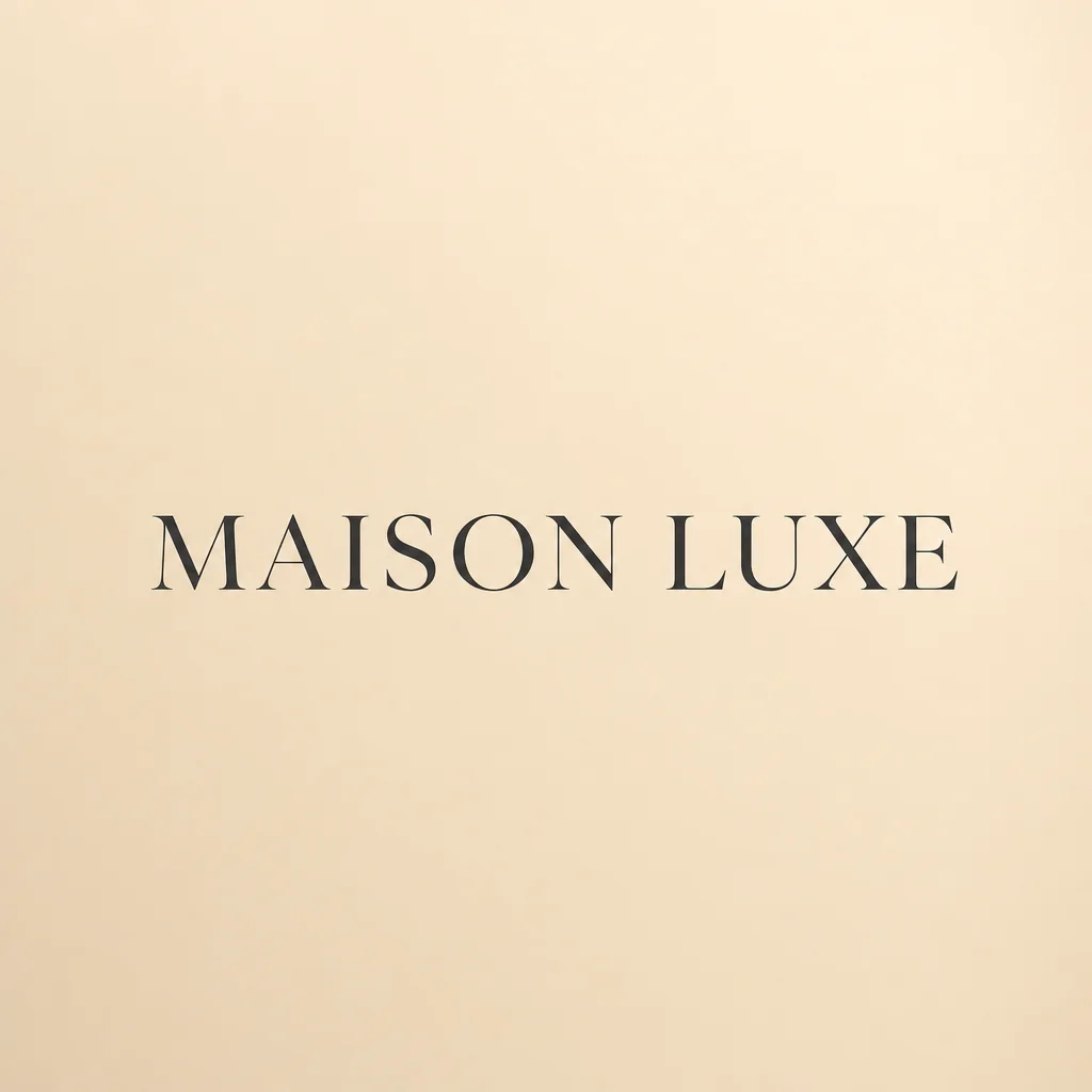 Minimalist monogram AI logo for a fashion brand